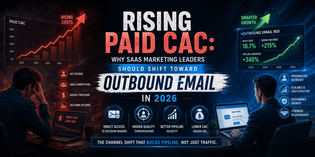 Rising Paid CAC Why SaaS Marketing Leaders Should Shift Toward Outbound Email in 2026